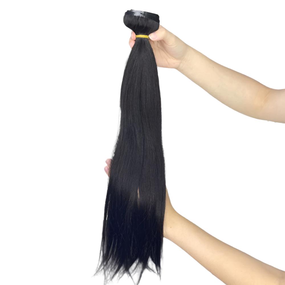 Burmese Virgin Seamless Clip-in Thicker Drawn