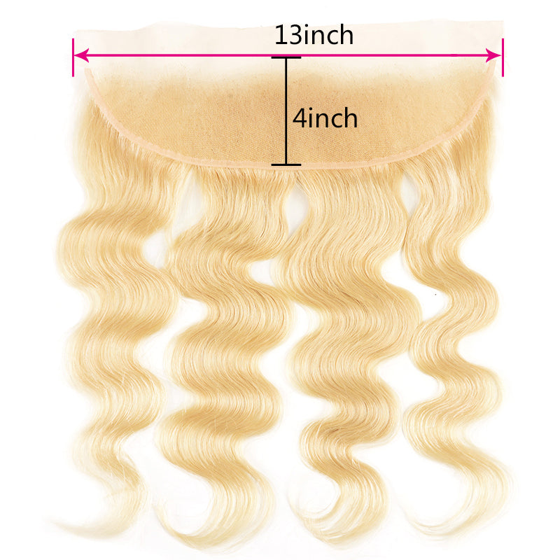 13x4" Lace Frontal Blonde Malaysian Hair